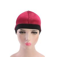 1PC Gorra Multicolor Para Hombre Durag Estilo Ondas Capa De Cabeza Color Sólido Elástica Transpirable Gorra De Invierno Para Adultos - details 9