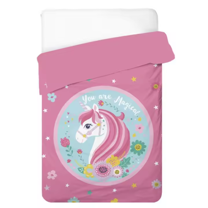 Bimba Pimba Edredón unicornio cama 90cm (175x260cm) - 1