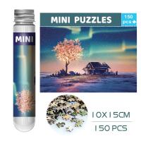 Regalos De Navidad Puzzle Mini Test Tube 150 Piezas Famosas Pinturas Viajes Juego De Rompecabezas Para Familia YC-M - details 19