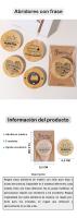 Pack de 9 a 36 unidades de abridores de madera para regalar, Abridores de madera con frases, Abridores originales, No se puede personalizar, Detalles para invitados de boda, Recuerdo boda invitados, Regalantes.com - details 0
