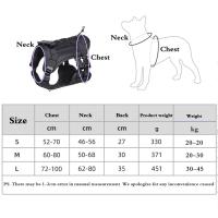 Correa Táctica Para Perros Grandes Con Cremallera Retráctil Y Correa De Hombro Gran Capacity Para Pitbull Accesorios Para Perros - details 0