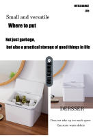 Papelera De Escritorio Mini Sensor 4/6L Cubierta Pequeña Para Baño Estilo Toque Material Plástico Forma Rectangular - details 6
