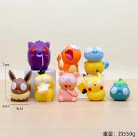 Colección De Figuras De Pokemon Pikachu Bulbasaur Charmander Squirtle Juguetes De Modelo Lindos Y Estúpidos Para Fans - details 16