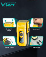 VGR Trimmer De Barba Profesional Afeitadora Eléctrica Portátil Máquina De Afeitar Recipiente Para Hombres V-332 Con Recipiente De Afeitar Rápido Y Seco Indicación De Carga Tiempo De Afeitar De 120 Minutos - details 3