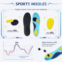 Plantillas ortopédicas de gel para soporte de arco, plantillas deportivas para hombres y mujeres, talla 35-48 - details 1