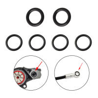 6pcsホースブレーキカリパータイプBicycle Brake Hose Calipers Banjo O Ring Five-wire Body Rubber Ring for SHIMANO XT XTR SM-BH90 Hydraulic Disc Brake - details 1