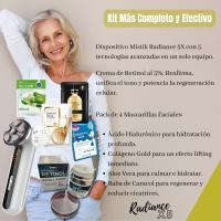 MISTIK | Kit Rejuvenecedor Facial y Corporal Mistik Radiance 5X - 4 Tecnologías Avanzadas (RF, EMS, LED, Limpieza Profunda) + Crema de Retinol al 5% + 4 Mascarillas Faciales - Reafirma, Hidrata y Elimina Arrugas desde Casa Mistik Beauty Madrid - details 4