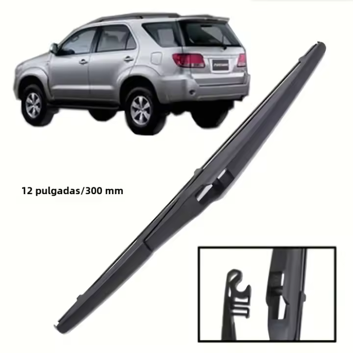 Limpiaparabrisas Trasero 12" Para Toyota Fortuner AN50 AN60 2004-2015 Limpia Lluvia Ventanas Traseras Y Maletero Material De Goma - 1