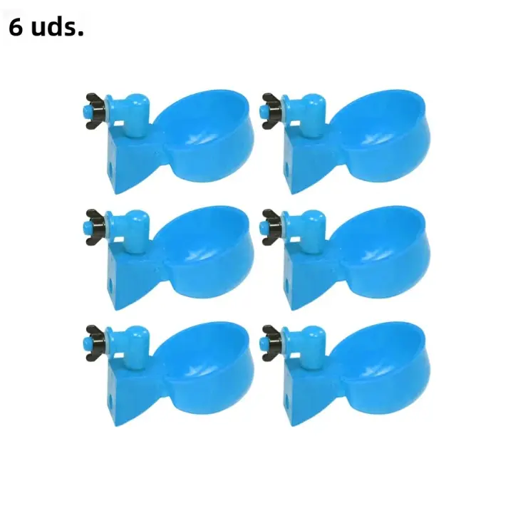 Copa De Agua Automática Para Pollos 6/12/18Pcs Bebedero De Ponedero Para Pato Ganso Cordero Y Pollo Alimentador De Agua Para Crías - 1
