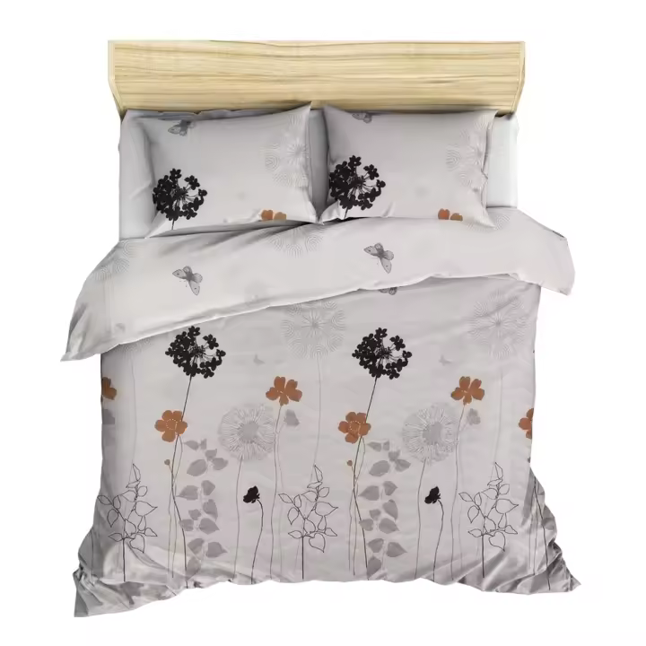 Acolchado Wellhome - Modelo Edredón 250x200 - Blanco Gris Negro Marrón - Algodón/poliéster - 1