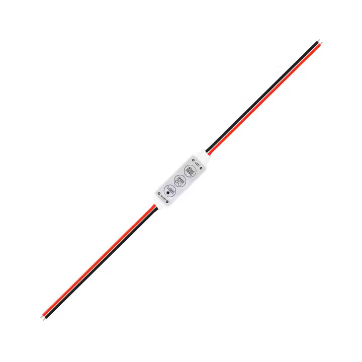 Ledkia Controlador Regulador Mini Tira LED Monocolor 12-24V DC - 1