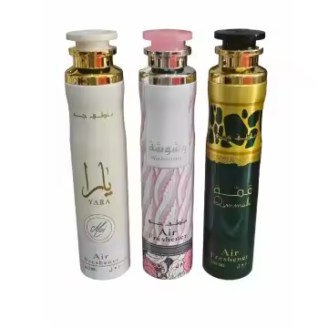 PACK DE 2 AMBIENTADORES LATTAFA - Yara Moi y Qimmah - 300ml x 3 unidades , ambientadores - 1