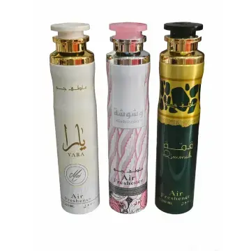 PACK DE 2 AMBIENTADORES LATTAFA - Yara Moi y Qimmah - 300ml x 3 unidades , ambientadores - 1