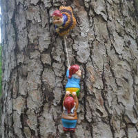 Gnomos De Escalada En Resina Figura De Arte Gnomos Para Jardín Adorno De Paisaje De Patio Decoración Del Hogar Regalo - details 8