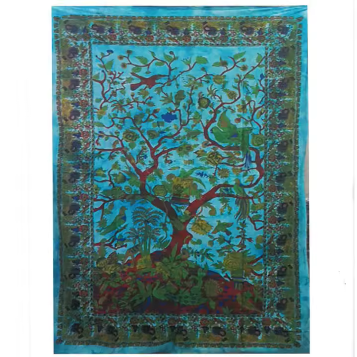 Arte de pared de algodón - Árbol de la vida - Clásico - 1