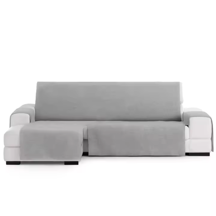 Vipalia - Protector Cubre Sofá Funda de Sofa Chaise Longue Extra 290 Adaptable modelo Brisa Liso - 1