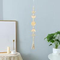 Guirnalda Bohemia De Madera Con Estrella Y Fase De Luna Colgante Para Pared Decoración Hogar Con Borla Regalo De Fiesta De Acogida - details 7