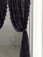 Cortina Blanca Con Bordado De Flor Individual Translúcida Romántica Para Dormitorio Y Sala De Estar Sin Capa De Aislamiento - details 4