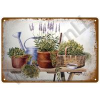 Cartel De Metal Retro Con Flores Vintage Para Decoración De Jardín Arte Murallero De Hogar Placa De Latón Regalo Para Decoración De Pared Y Cuarto - details 11