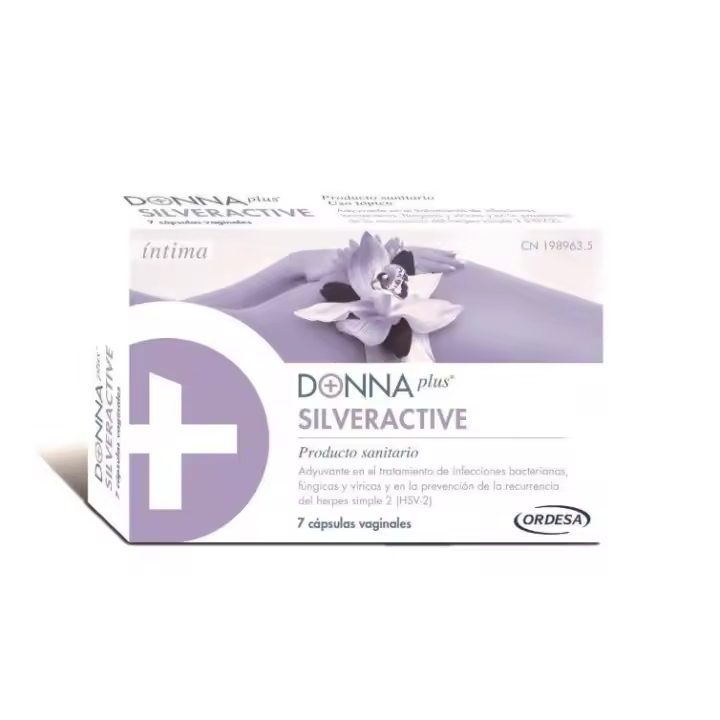 Donna plus silveractive 7 cápsulas vaginales - 1