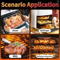 Termómetro De Carne Para Parrilla Y BBQ Recargable Inteligente Bluetooth Con Probing Impermeable Y Rango De 800FT Longitud De Cable De 500FT - details 4
