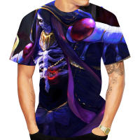 Camiseta De Hombre Casual Y Cómoda Con Estampado 3D De Anime Overlord Moda Verano Manga Corta Estilo O-Neck Poliéster Spandex - details 4