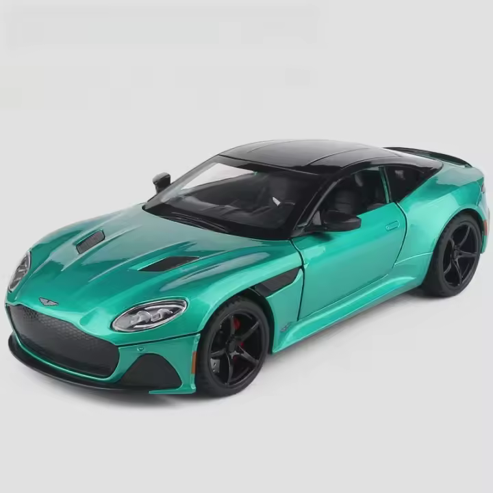 Coche De Colección Aston Martin DBS 1:22 Con Sonido Y Luz Vehículo Diecast De Metal Para Niños Modelo a Escala Juguete Educativo - 1