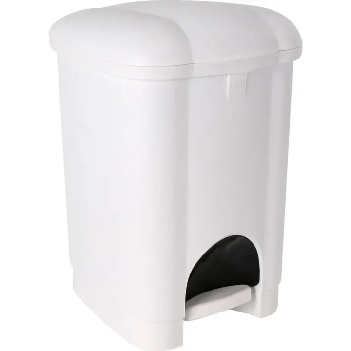 Tontarelli - Cubo Basura a Pedal 16L Carolina Crema - Capacidad Ampliada y Diseño Elegante - 1