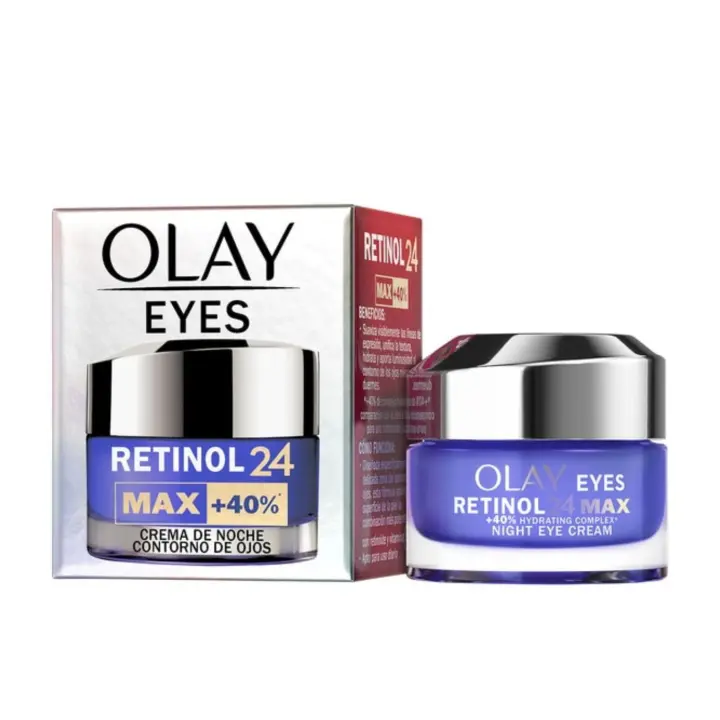 Olay - Retinol 24 MAX Crema Contorno De Ojos De Noche con Niacinamida y B3 - 1