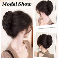 Nuevo Clip De Peluca Sintética Natural Y Gruesa En Color Negro Y Marrón Para Mujeres Accesorio De Cabello Artificial - details 12