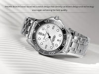 Reloj Mecánico Para Hombre PAGANI DESIGN 2023 Resistente Al Agua 20Bar Con Movimento NH35A De Japón Calibre De Acero Inoxidable Y Cristal De Zafiro - details 1