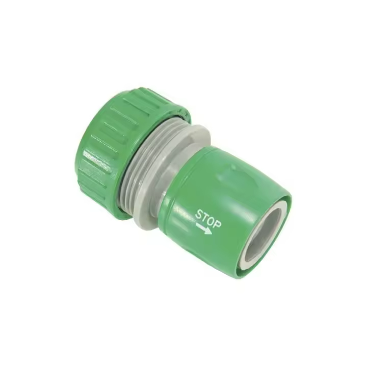 Conector Manguera Plastico Saturnia 3/4 Con Stop Blister - Fácil de Usar - 1