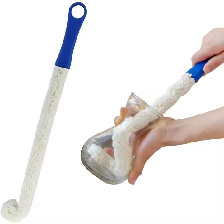 Long Bottle Brush Cleaner, Flexible Bottle Scourer - 1