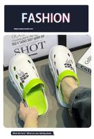 Clogs De Verano Para Hombres Zapatillas De Playa Moda Con Agujeros Sandalias De Exterior Zapatos Planos Suaves Y Ligeros Para El Hogar - details 1