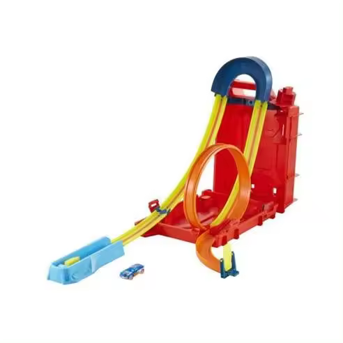 Mattel Pista Hot Wheels Lata Gasolina - Forma de Bidón - Guarda Piezas Cómodamente - 1