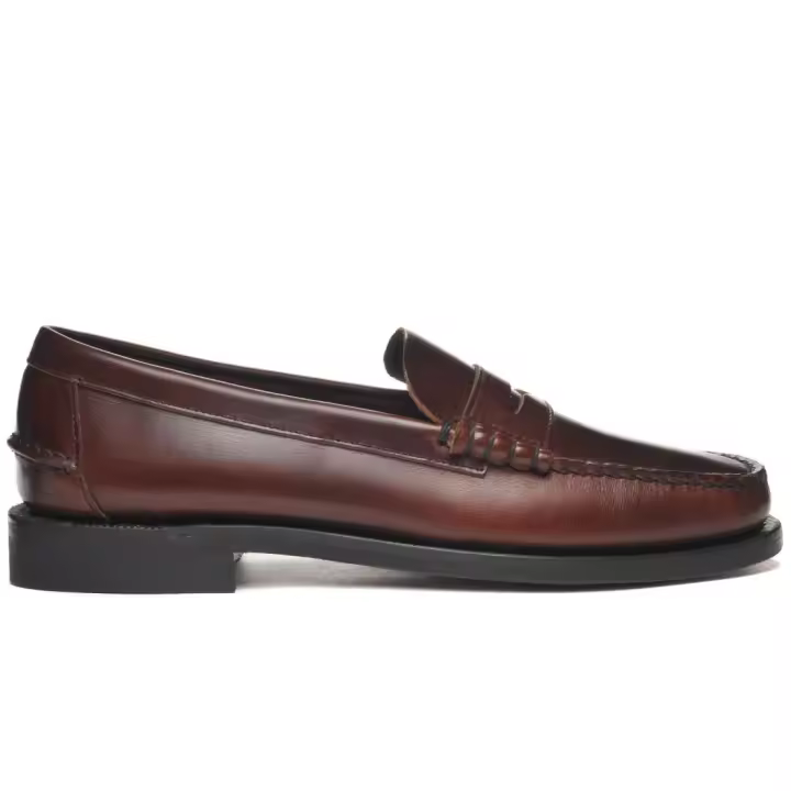 Mtiempo Sebago Classic Dan Waxy de cuero enasada Blanco Canela 7000310_922 - 1