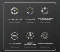 Mini Destornillador Eléctrico Recargable 1300mah Potencia Ajustable 3.6V Herramientas Eléctricas Set Para Mantenimiento Y Reparación Doméstica - details 1