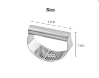 Prensa De Ajo Manual De Acero Inoxidable Triturador Multifuncional Para Ajo Y Jengibre Gadgets De Cocina Resistentes Al Desgaste - details 2