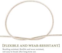 Clothesline con revestimiento de plástico, cable de acero resistente-20m claro - details 1