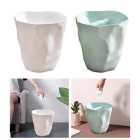 Cesta De Papel Poubelle Redonda Para Oficina Cocina Baño Toilette Hogar Recipiente De Basura De Plástico PP Estilo Creativo Ligero Decoración Para Casa Y RV - details 0