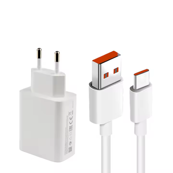 Cargador de Velocidad 33W Tipo C 6A Turbo Con Cable Para Xiaomi mi 10T 10I 10S 11X 11i Pro 11 Lite Max Ultra 5G NE Conector UE - 1