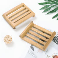 Porta Saboneta De Bambú Natural Madera Soporte Para Baño Almacenamiento Portátil Placa Caja Contenedor Decoración Del Hogar - details 19