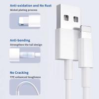 Cargador para iPhone /Apple, Cargador USB y 1 M Cable,  Adaptador de Pared de Potencia de Cargador USB de 5 V/1 a USB, Compatible con iPhone 14/14 Pro/13/13/11 8 7 6S X XR XS SE 2020 Plus Pro MAX Airpod - details 2