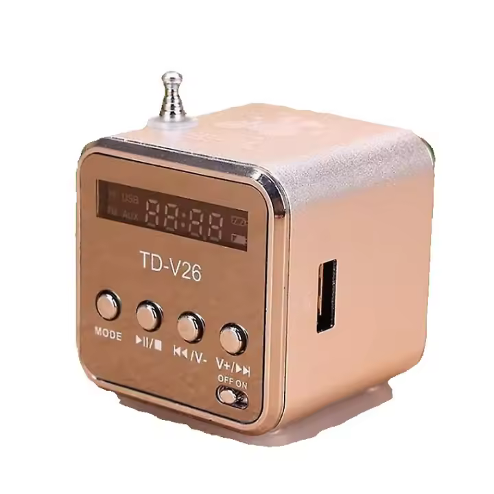 Rechargeable Portable Radio Fm Portable Mini Radio Mini Bluetooth Portable Voice - 1
