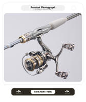 Carrete De Pesca HAUT TON CD Spinning 5.2:1 Ratio De Engranajes 13.23Lbs Arrastre Máximo Metal Spoo Plegable CNC Doble Brazo Para Agua Dulce Y Salada - details 4