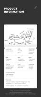 TY311 Classic Recliner Black Armchair Black Cowhide Black Big Head Foot Swivel Deck Chair Lounge Chair Furniture - details 15