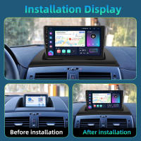 Podofo Radio de coche Android 2 Din para BMW X3 2006 2007 2008 2009 2010 Carplay 8+128GB AI Voice WIFI+4G DSP GPS Navegación Multimedia Reproductor de Video - details 1