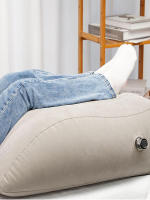 Almohada Inflable Para Piernas Para Viajes Y Camping Almohada De Elevación Para Pies Y Rodillas Portátil Rectangular Poliéster 100% - details 2