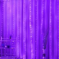 1 Pack De Luces De Cobre LED 2x2M Para Ventanas Con 20 Clips Y Luz De Batería Para Decoración De Fiesta Navidad Y Bodas - details 20