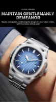 Reloj De Hombre PENGAGAR Lujo Militar Quadrado Impermeable Luminoso Con Fecha Y Día De La Semana Acero Inoxidable Reloj De Cuarzo Con Estuche - details 9